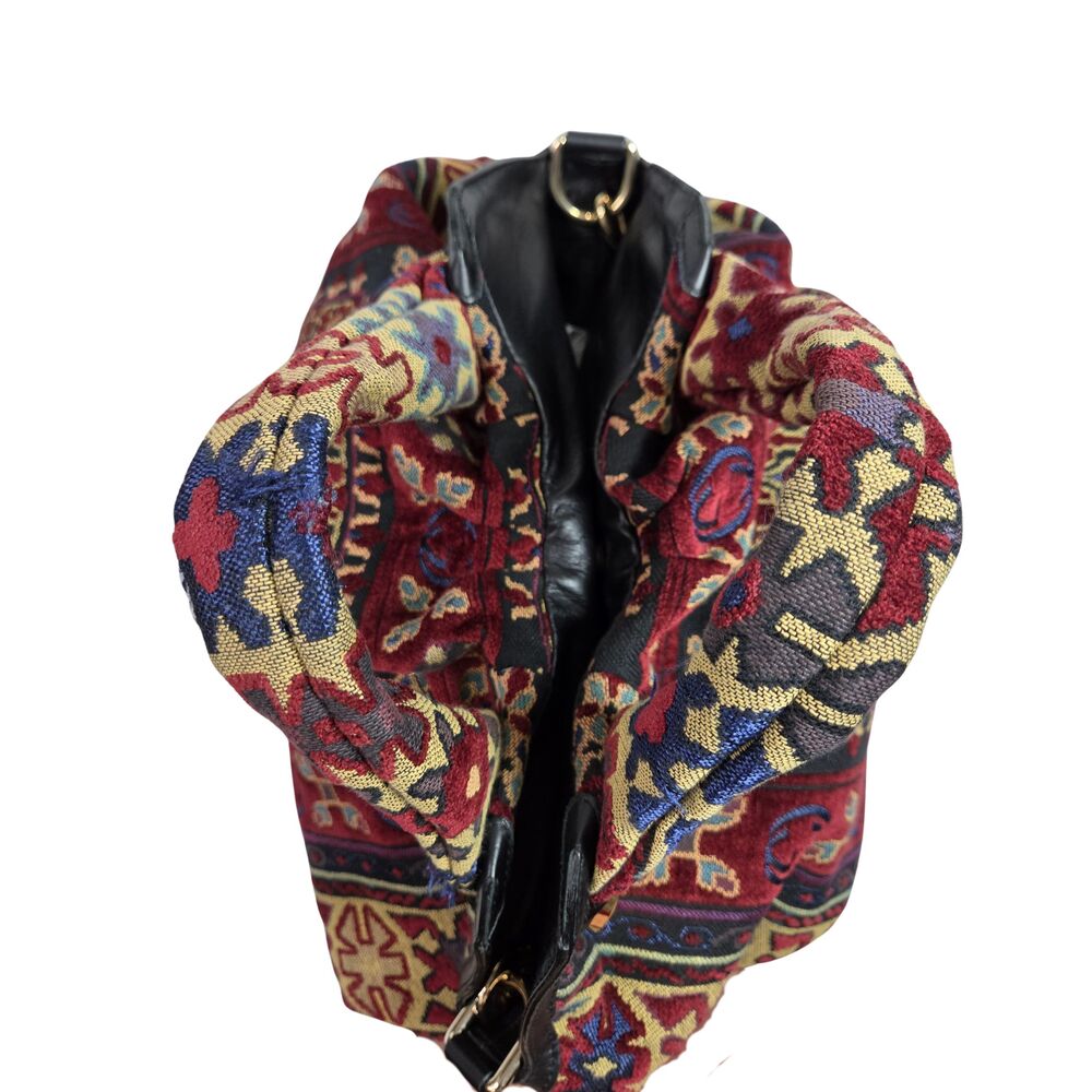 Gucci Two-Way Velvet Patterned Hysteria Tapestry Babushka Hobo - Picture 9 of 9